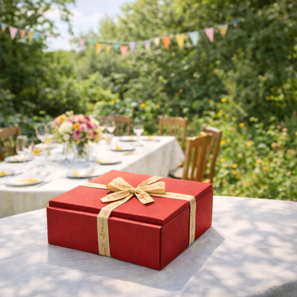 Luxus Wohlfühl-Set: „Freude“-Poncho, Kartenset in Bauernleinen & edler Schlüsselanhänger in Geschenkbox – jetzt exklusiv im SignShop Tirol online kaufen