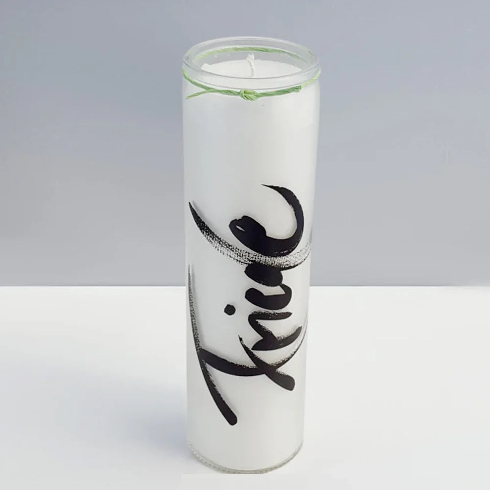 Luxus Kerzen-Set „Friede“ mit Feuerzeug – Sign by Jwala®, exklusive Designkerzen, liebevoll gefertigt, Premium-Qualität für Licht, Wärme und Harmonie