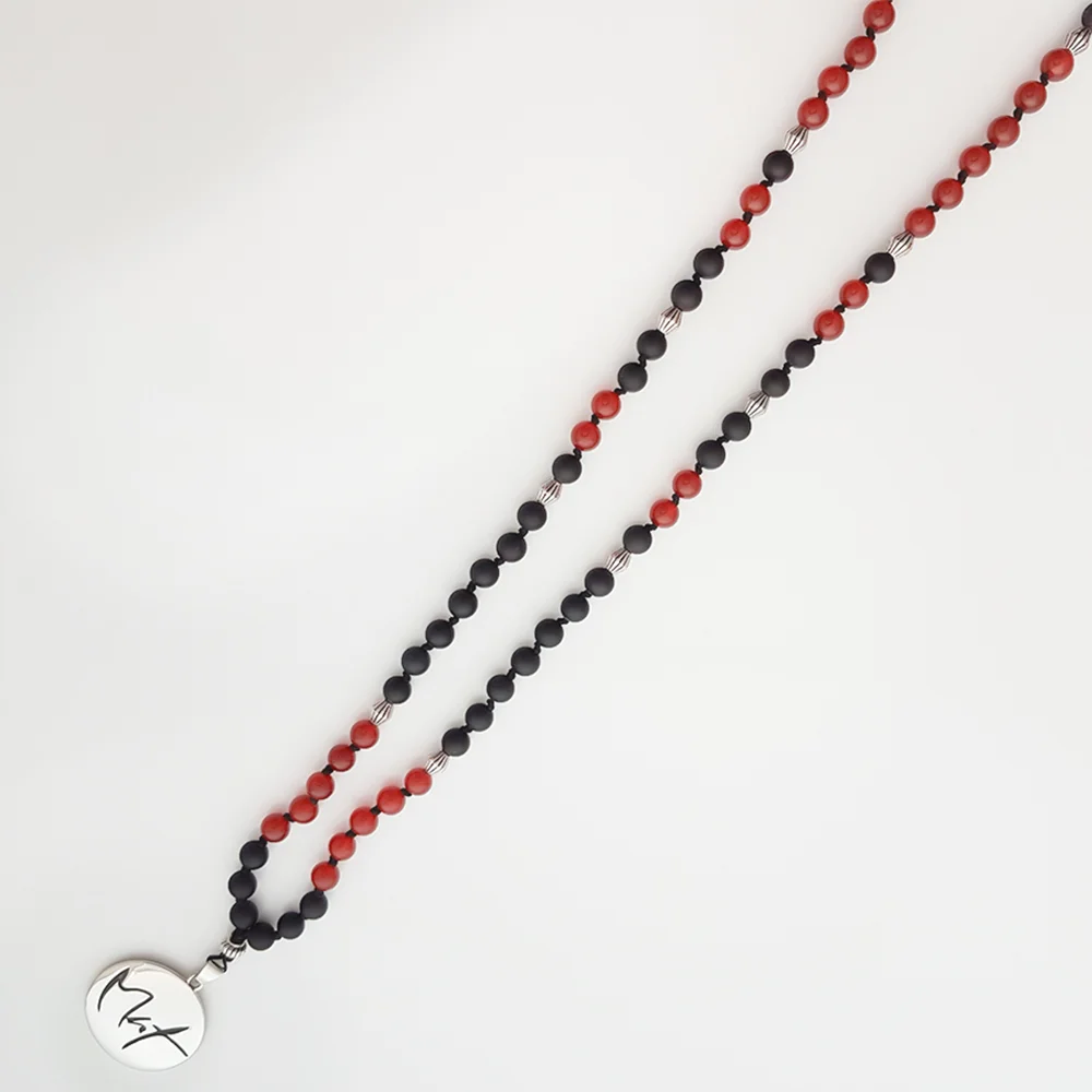 Luxus Mala „Mut“ Achat, Labradorit & Jade – Sign by Jwala®, exklusive Meditationskette, liebevoll gefertigt, Premium-Qualität für Balance, Harmonie und mentale Stärke