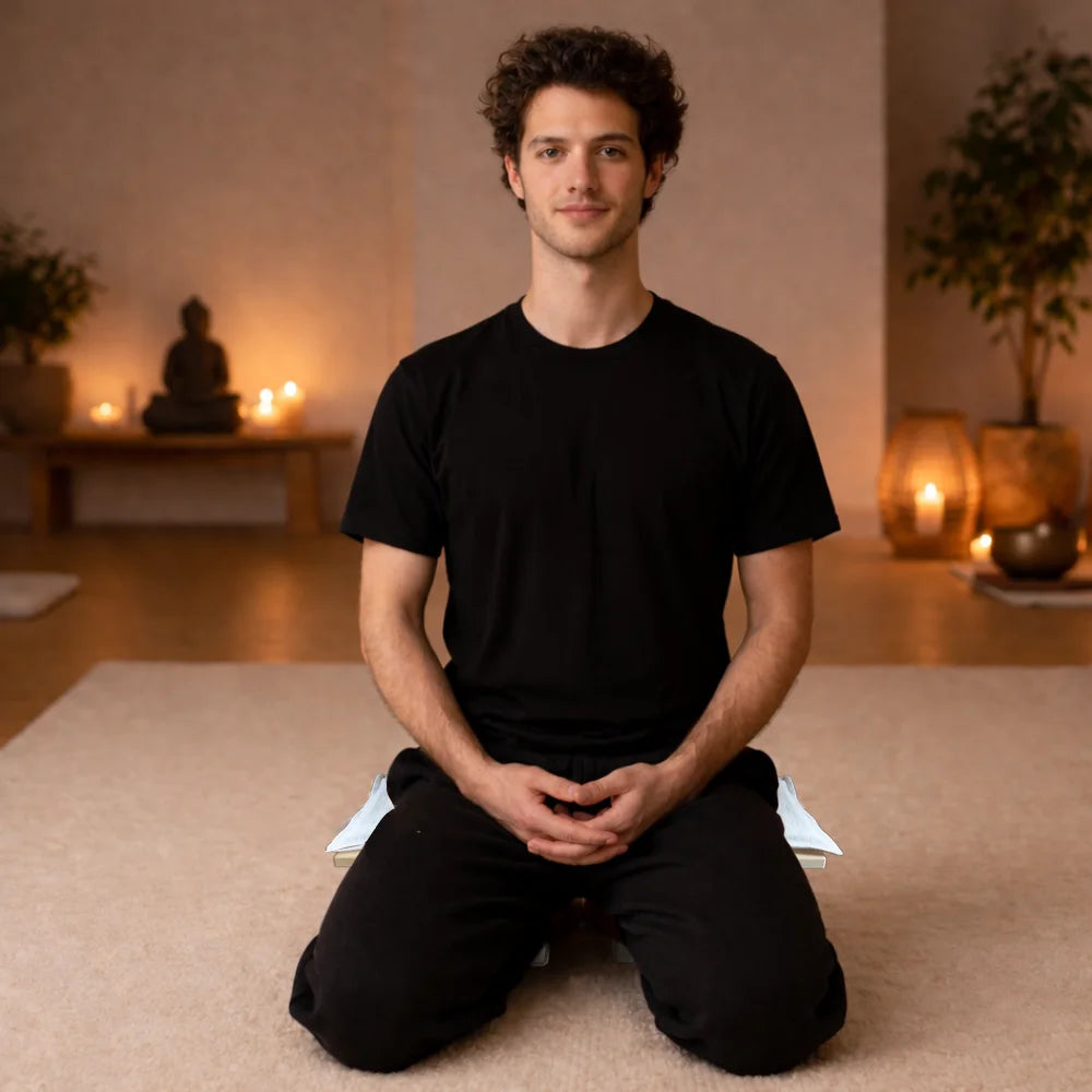 Premium Meditationshocker aus Zirbenholz – handgefertigte Qualität, jetzt sicher im SignShop Tirol online erwerben