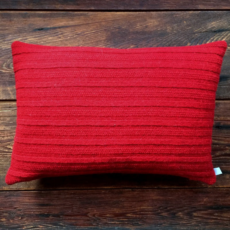 Kissenhülle Wollstrick "Stille"