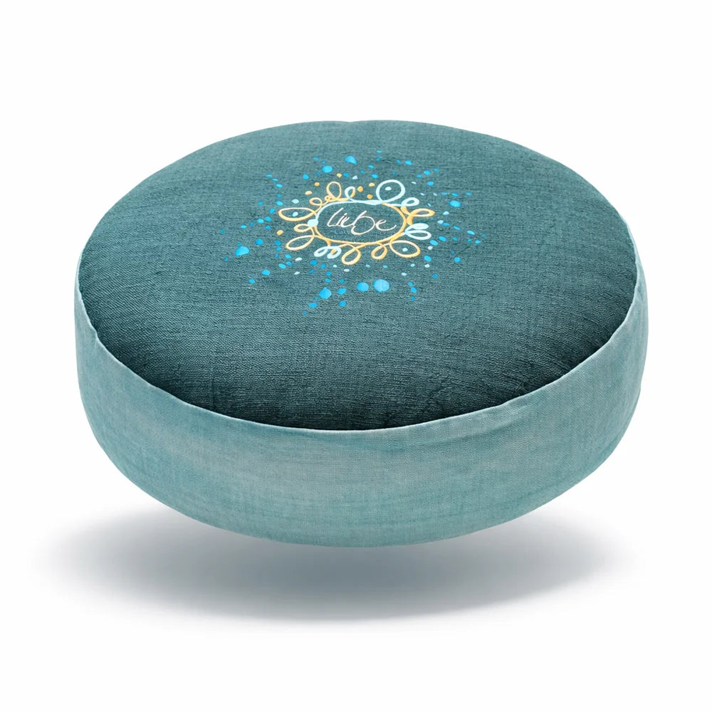 Hochwertiges Luxus-Meditationskissen aus Baumwolle, handgefertigt für deine Yoga-Praxis – jetzt im SignShop Tirol bestellen