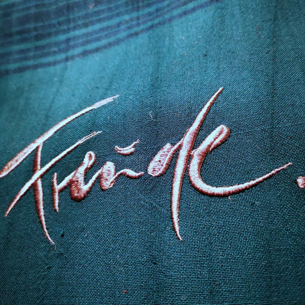 Premium Schultertasche „Freude“ Bauernleinen – Sign by Jwala®, edle Handarbeit, Unikat, besondere Tragetasche mit Hirschleder-Riemen für Alltag und Freizeit