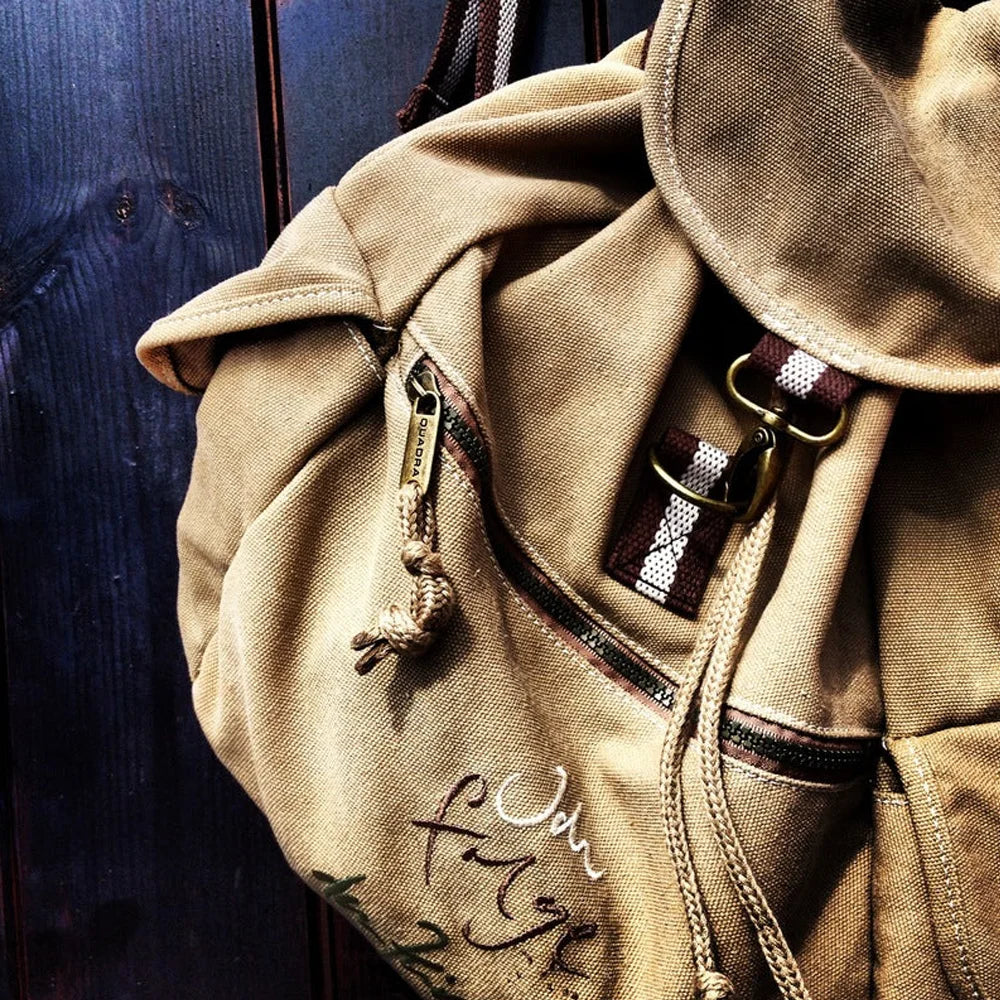 Handgemachter Rucksack „Ich folge den Zeichen“ – Original von Sign by Jwala®, limitiertes Einzelstück, hochwertiger Rucksack für Alltag, Inspiration und Achtsamkeit