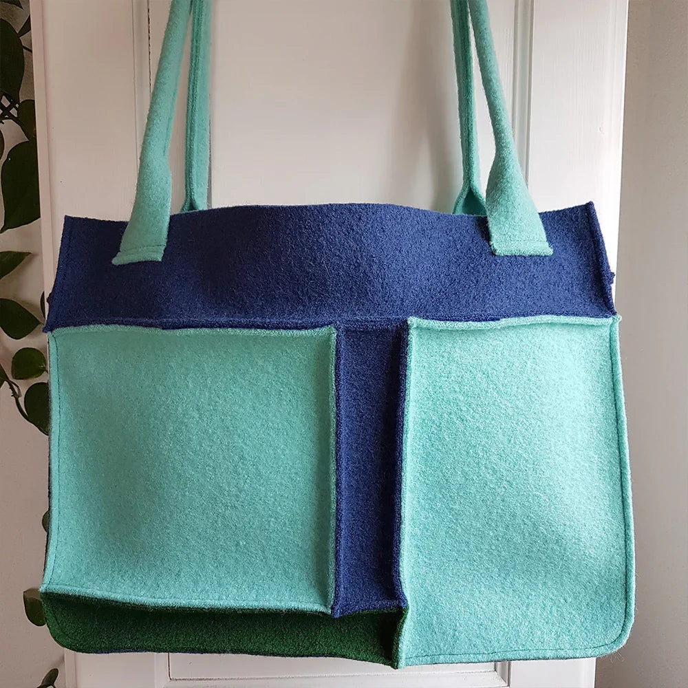 Luxus Yoga-Shopper „Schwerelos“ – Sign by Jwala®, exklusive Tragetasche, liebevoll gefertigt, Premium-Qualität für Yoga, Reisen und Alltag