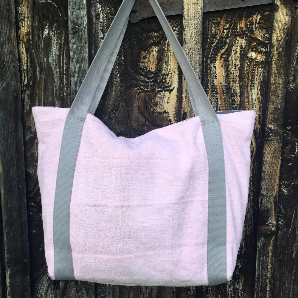 Edle Beach Bag „Mein Herz geht auf“ Bauernleinen – Original von Sign by Jwala®, Premium-Qualität, Limited Edition, modische und nachhaltige Tasche für Sonne, Meer und Lebensfreude