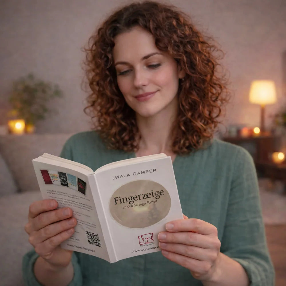 Buch „Fingerzeige“ von Jwala Gamper aus dem SignShop Tirol – vertiefende Botschaften und gelebte Weisheiten für ein erfülltes, gut gelebtes Leben
