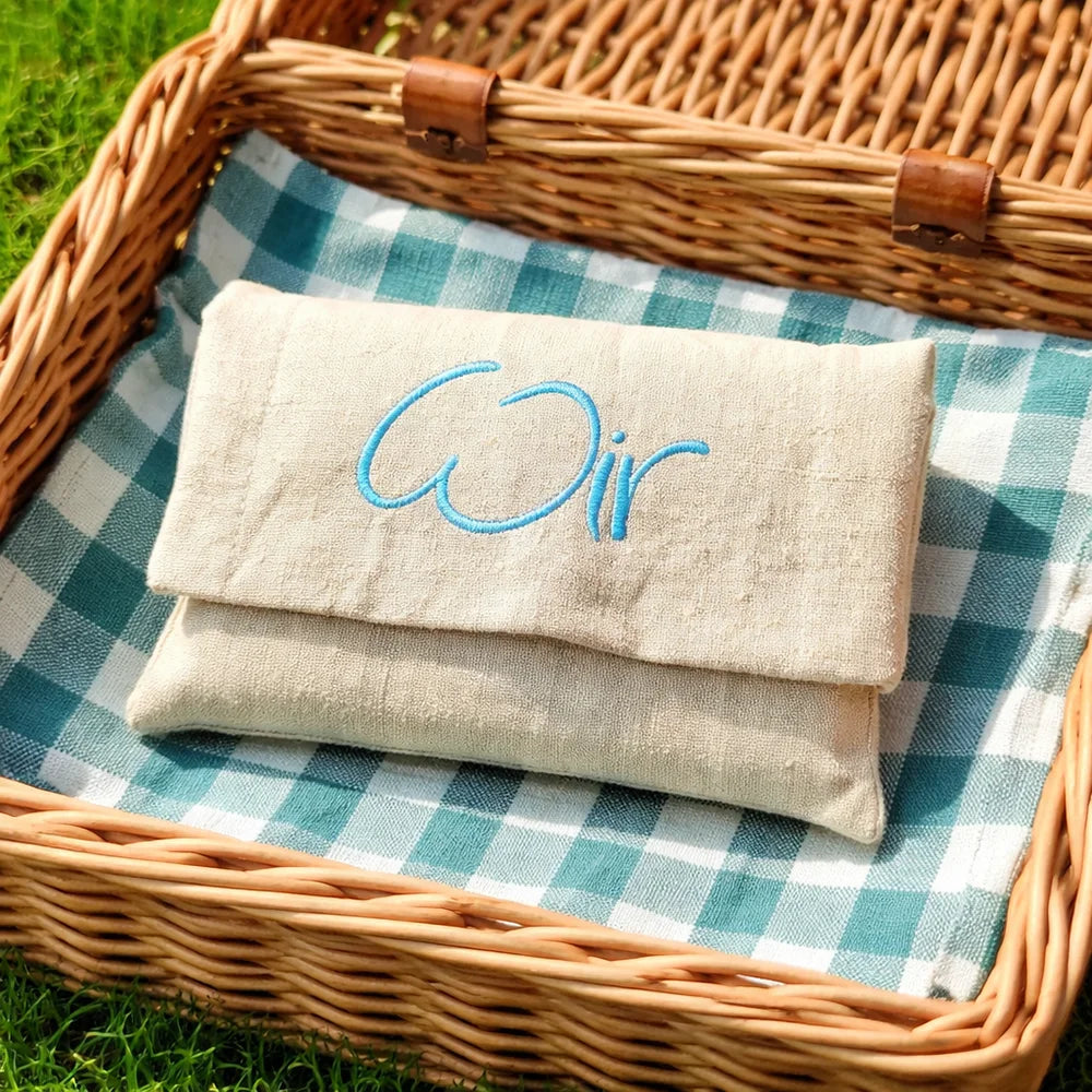 Inspirierendes Karten Set „WIR“ – einzigartige Bauernleinentasche, limitierte Edition, sicher im SignShop Tirol online kaufen