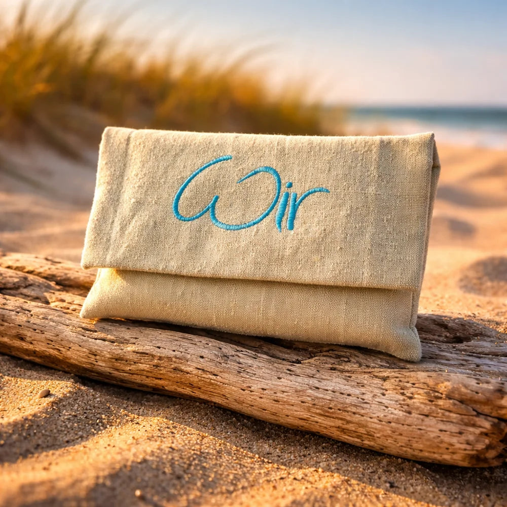 Exklusives WIR-Karten Set mit Bauernleinentasche – handgemachte Karten, limitierte Edition, sicher im SignShop Tirol online kaufen