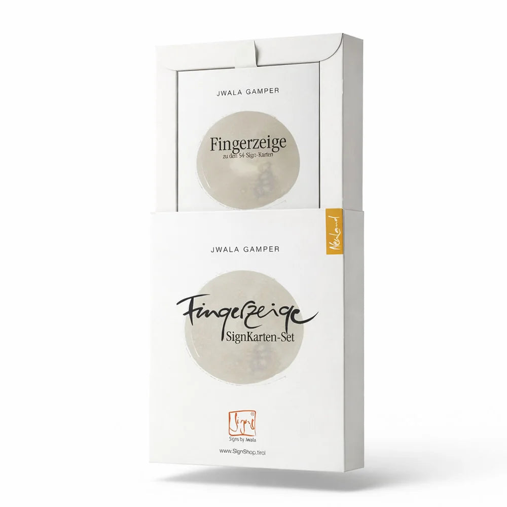 SignKarten-Set „Fingerzeige“ von Jwala Gamper – Spirituelle Karten für Inspiration, persönliche Entfaltung und achtsame Lebensbegleitung online im SignShop Tirol kaufen