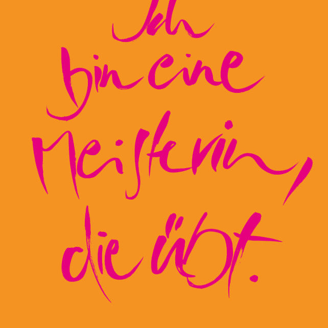 10 Postkarten "Ich bin eine Meisterin..."