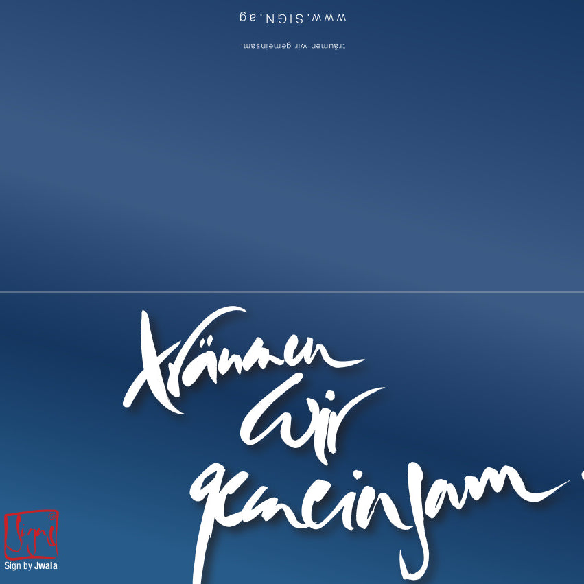 10 Klappkarten "Träumen wir gemeinsam"