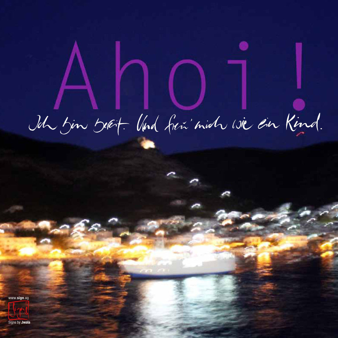 10 Klappkarten "Ahoi"