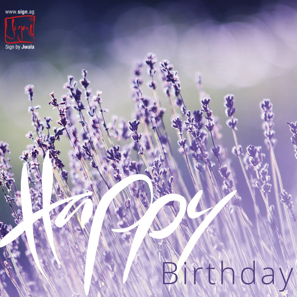 10 Klappkarten "Happy Birthday" 1