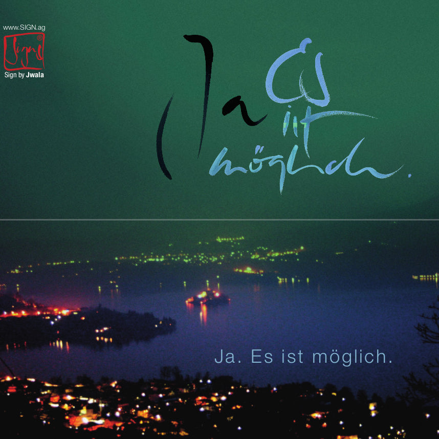 10 Klappkarten "Ja. Es ist möglich."