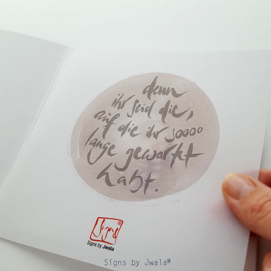 10 Klappkarten "Freuet euch" + Einlegeblatt