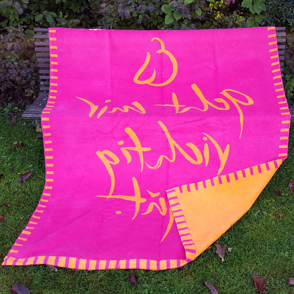 Kuscheldecke "Es geht mir richtig gut"