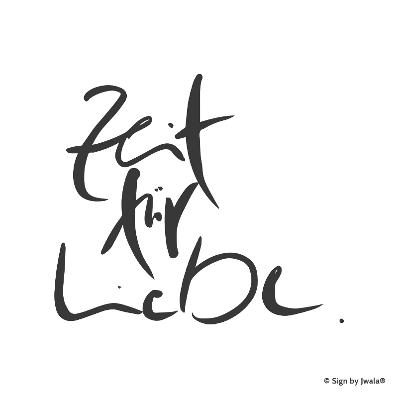 Die Botschaft „Zeit für die Liebe“ wird auf Kissen, Kerzen, Karten, Orakelkarten, Wanddekoration, Sitzkissen, Malas mit Halbedelsteinen und Gläsern aus dem Onlineshop SignShop Tirol angebracht und entfaltet dort ihre spirituelle Wirkung. Mit SignShop Tirol Logo und Copyright von Jwala®.