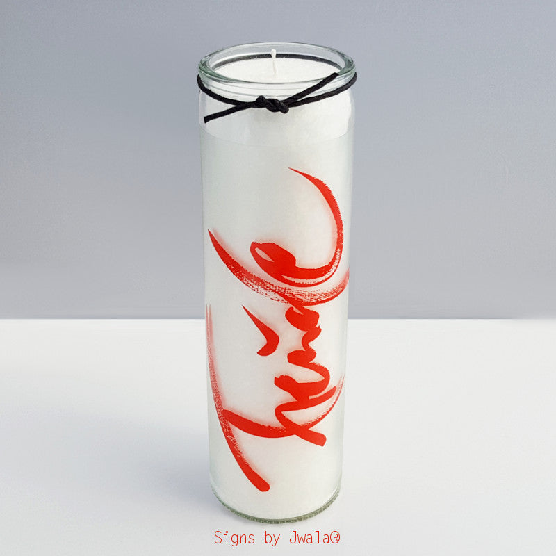 SignKerze "Freude" Farbe