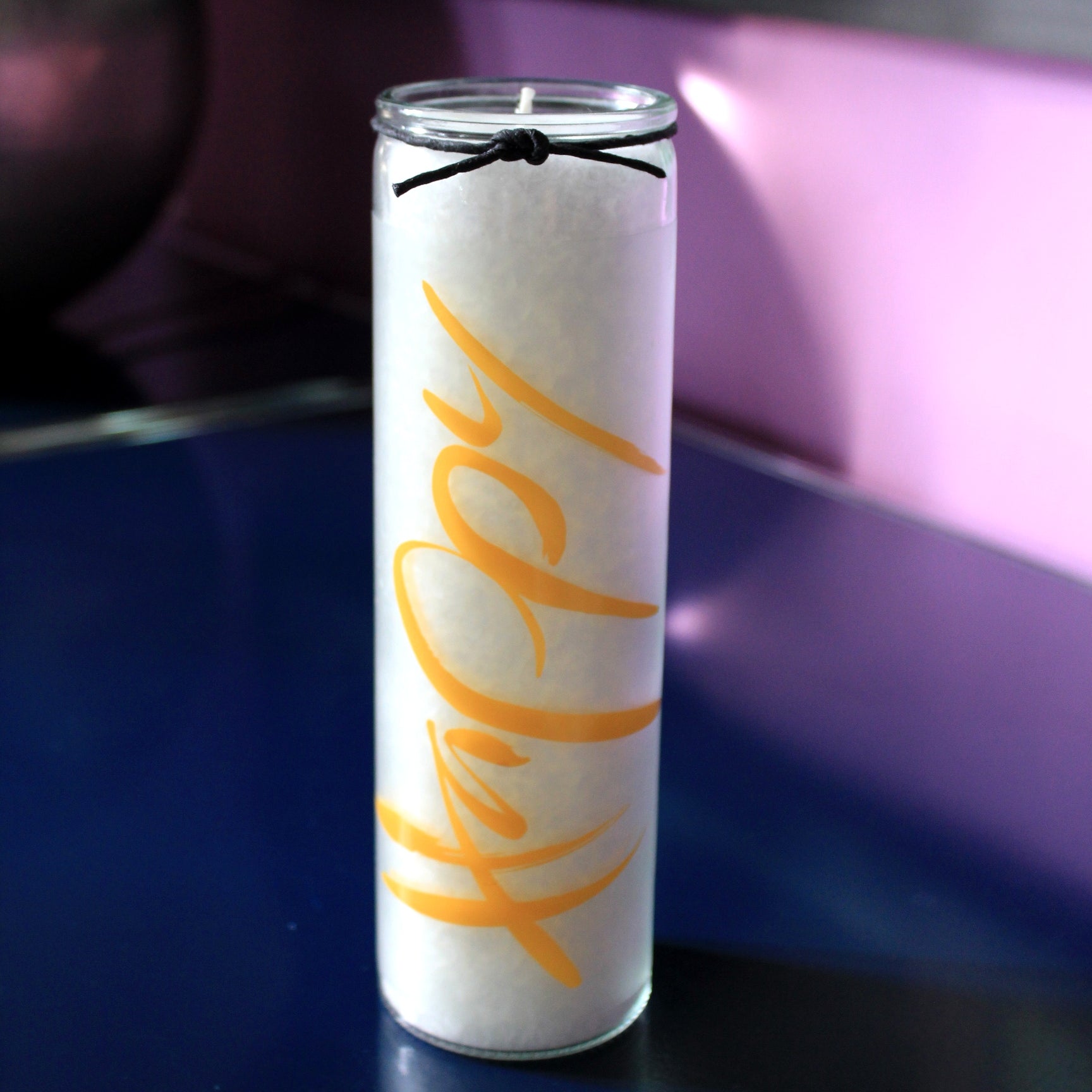 SignKerze "Happy" Farbe