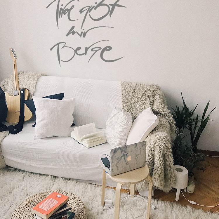 Wandtattoo "Tirol gibt mir Berge"