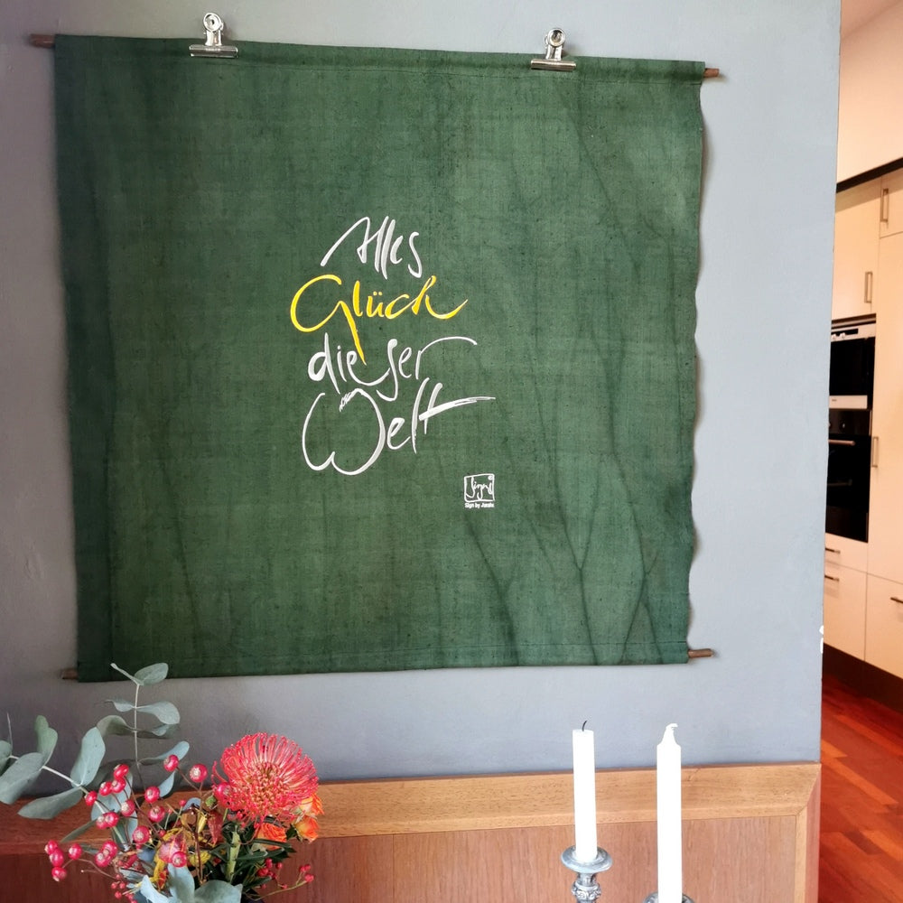 Geschenke in Grün – handgemachte Accessoires und Deko für die Wand online entdecken