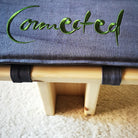 Zirbenholz-MeditationsHocker "connected"