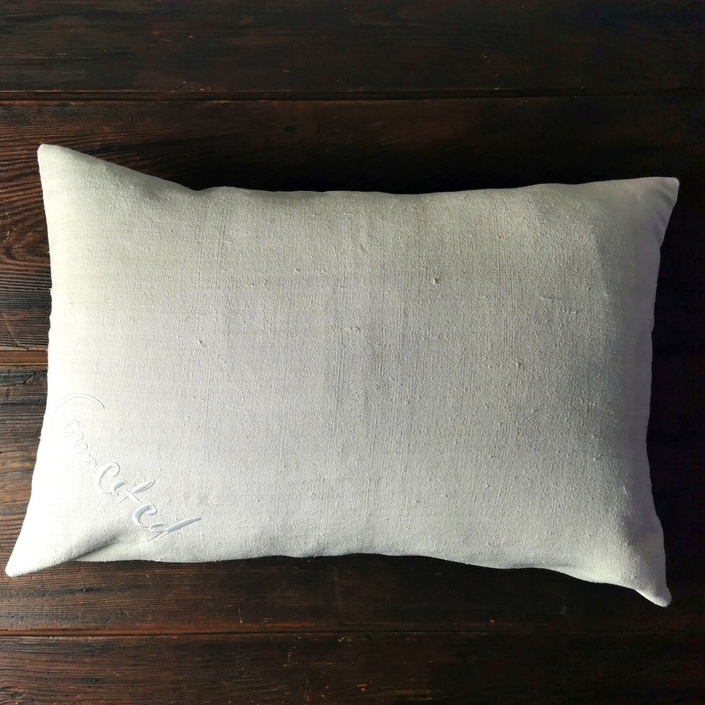 Kissenhülle Bauernleinen "Connected" links