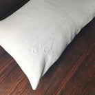 Kissenhülle Bauernleinen "Connected" links