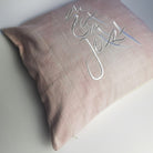 Kissenhülle Bauernleinen "die Zeit ist Jetzt"