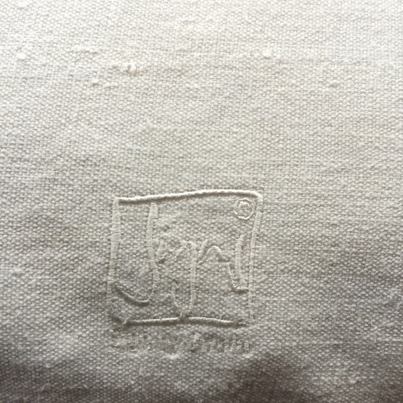 Bauernleinen Zirbenkissen "Liebe" Schmetterling