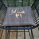 Bauernleinen-Flachkissen "Schwerelos"