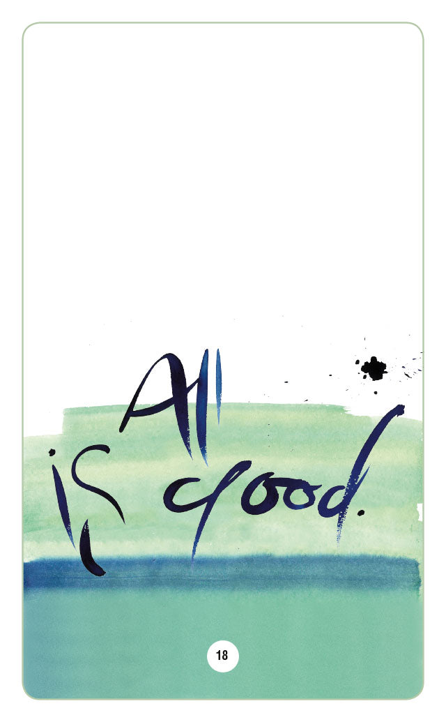 ALL IS GOOD.