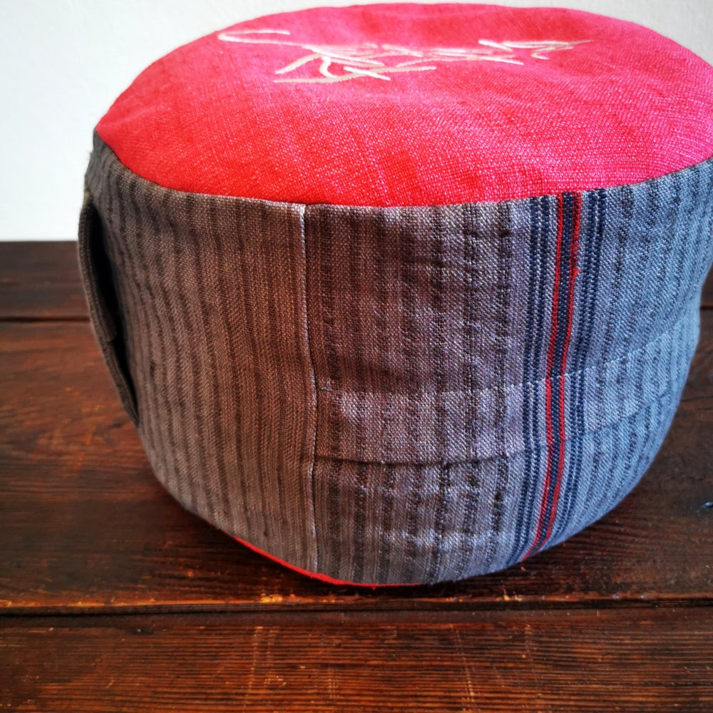 MediKissen "die Zeit ist Jetzt" Bauernleinen