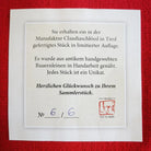 Designer Meditationskissen aus Vintage-Bauernleinen – nummeriertes Unikat aus Tirol
