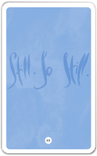 STILL. SO STILL.