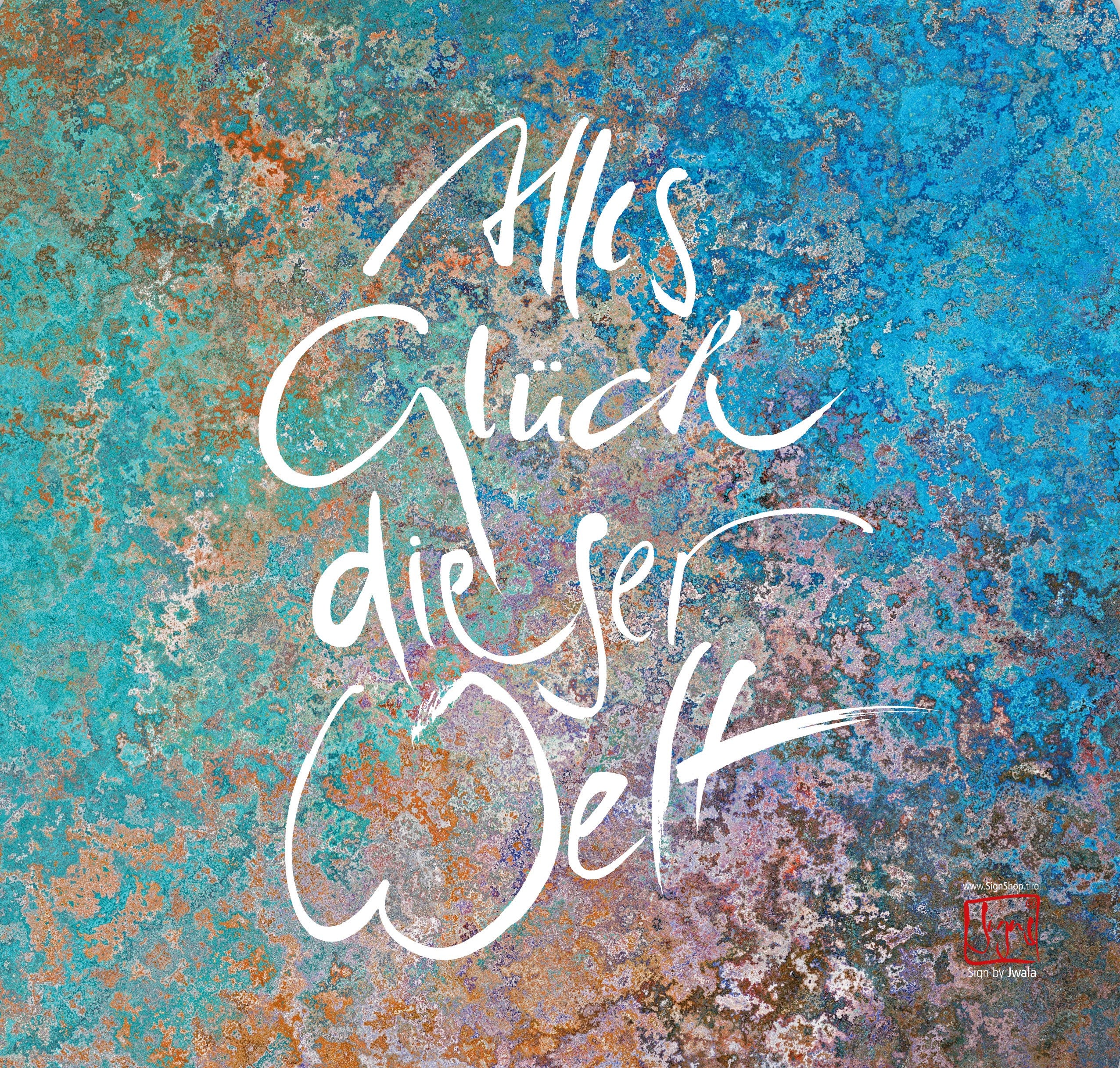 Klappkarte "Alles Glück Dieser Welt"