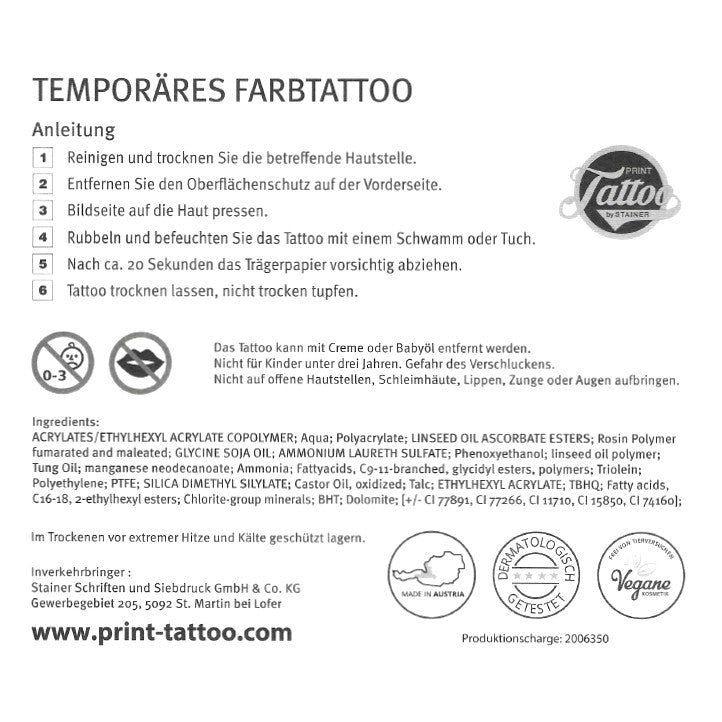 Hauttattoos Signs by Jwala®