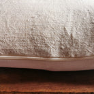 Kissenhülle Bauernleinen "Hier und Jetzt"