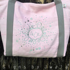 Shopper "Liebe Ornament" Rosa