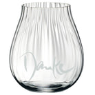 2 Sign-O-Gläser mit Rillen, "Freude + Danke"