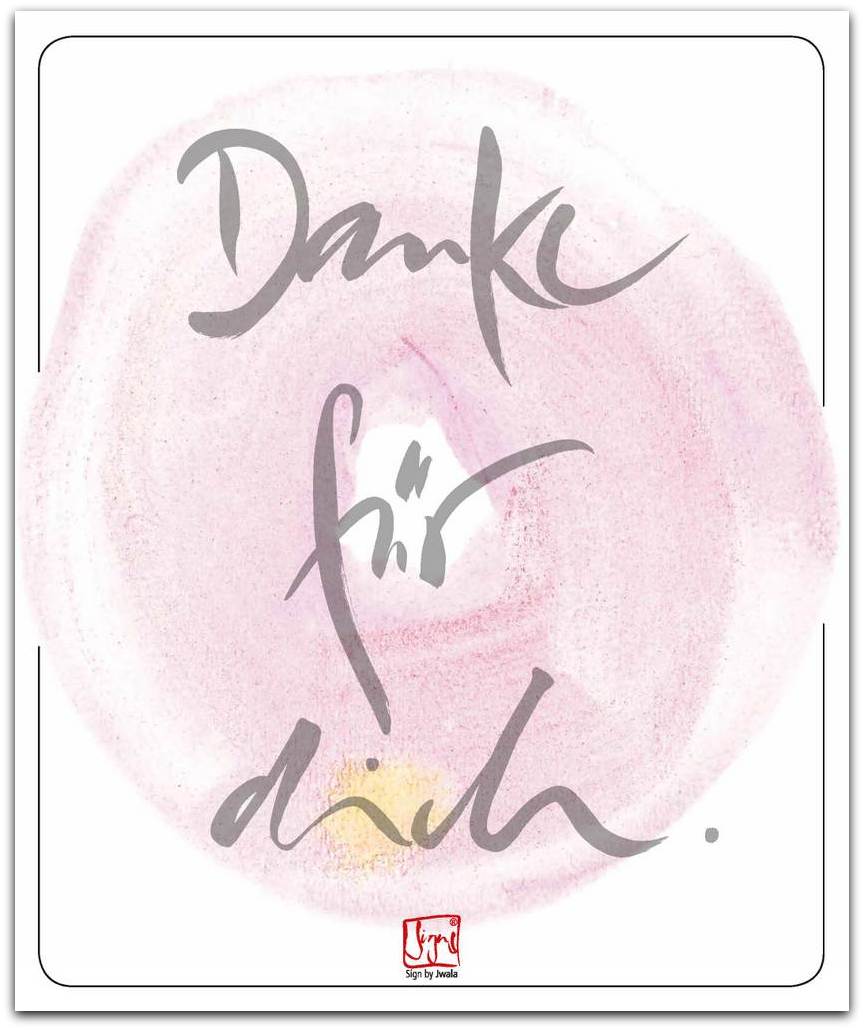 Poster "Danke für dich"