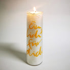 10 SignKerzen + 2 Kerzen gratis + 12 Karten gratis "Ein Licht für dich"