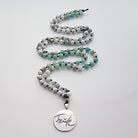 Spirituelle Mala Howlith Amazonit – Edelstein-Kette für positive Energie online sichern