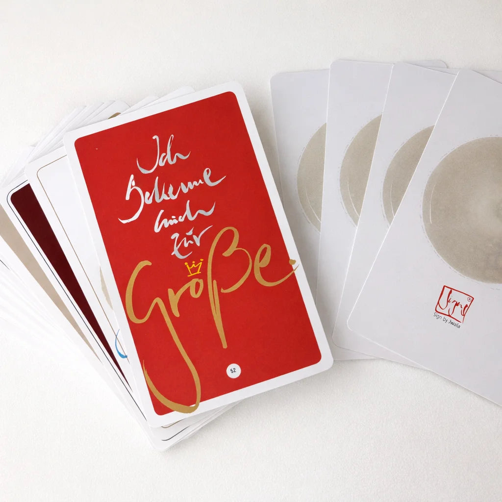 Fingerzeige-Deck-Rückseite mit detailreicher, liebevoll gestalteter Illustration – inspirierende Karten für spirituelle Impulse und achtsame Momente aus dem SignShop Tirol