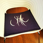 Flachkissen "Stille" (Wollwalk/Lurex)