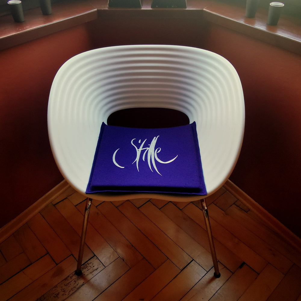 Flachkissen "Stille" (Wollwalk/Lurex)