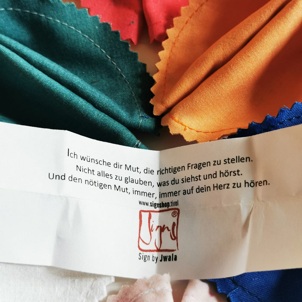 Der Sign-Glückskeks aus Bauernleinen