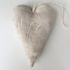 Bauernleinen-Herz "Happy"