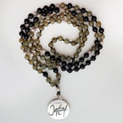 Mala-Kette Onyx & Labradorit – Hochwertige Gebetskette für Schutz & Transformation online bestellen